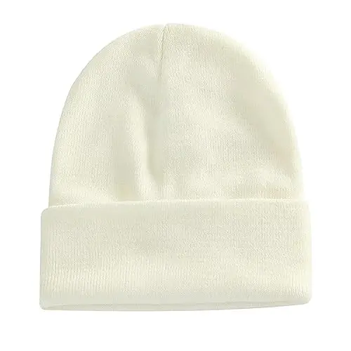 ZOORON 1&2 Pack Beanie for Men Women Slouchy Beanie Hats Winter Knit Caps Soft Ski Hat Unisex - 1