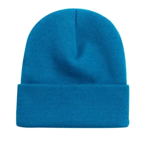 ZOORON Beanie for Men Women Slouchy Winter Beanie Hats Cuffed Skull Caps | Unisex, Double-Layer Warmth, Soft, Secure Fit, Windproof, Idea for Outdoor Work,Ski, Dog Walking, Daily use, Mens Gifts - 1