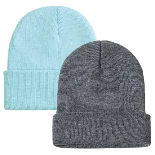 ZOORON Beanie for Men Women Slouchy Winter Beanie Hats Cuffed Skull Caps | Unisex, Double-Layer Warmth, Soft, Secure Fit, Windproof, Idea for Outdoor Work,Ski, Dog Walking, Daily use, Mens Gifts - 1