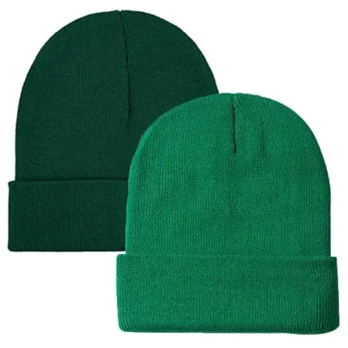 ZOORON Beanie for Men Women Slouchy Winter Beanie Hats Cuffed Skull Caps | Unisex, Double-Layer Warmth, Soft, Secure Fit, Windproof, Idea for Outdoor Work,Ski, Dog Walking, Daily use, Mens Gifts - 1