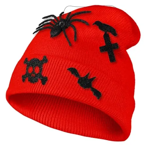 ZOORON Beanie for Men Women Warm Winter Hat Unisex Soft Knit Cuffed Beanie Skull Cap - 4