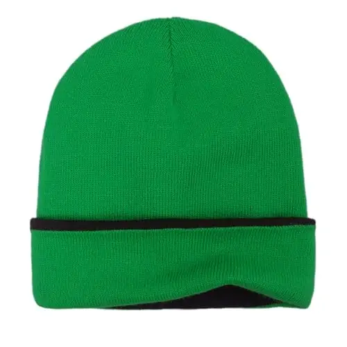 ZOORON 1 & 2 Packs Beanie for Men Women Warm Winter Hats Acrylic Knit Cuffed Beanie Cap Unisex - 3