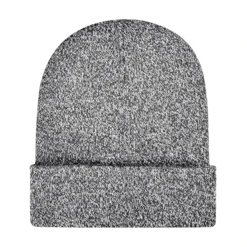 ZOORON Beanie for Men Women Warm Winter Hat Unisex Soft Knit Cuffed Beanie Skull Cap - ZOORON