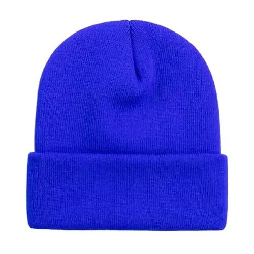 ZOORON Beanie for Men Women Warm Winter Hat Unisex Soft Knit Cuffed Beanie Skull Cap - 6
