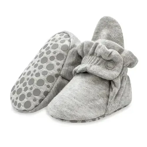 Zutano Organic Baby Booties Newborn Infant, Lost Baby Socks Solution, Unisex, Girl, Boy, 0-3, 3-6, 6-12, 12-18, 18-24 Months - 1