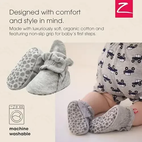 Zutano Organic Baby Booties Newborn Infant, Lost Baby Socks Solution, Unisex, Girl, Boy, 0-3, 3-6, 6-12, 12-18, 18-24 Months - ZUTANO (1)