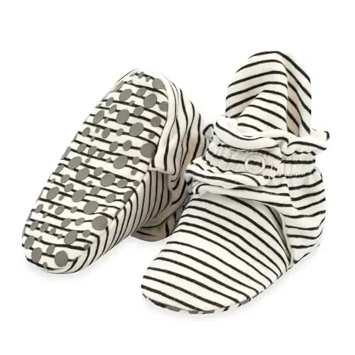 Zutano Organic Baby Booties Newborn Infant, Lost Baby Socks Solution, Unisex, Girl, Boy, 0-3, 3-6, 6-12, 12-18, 18-24 Months - 1