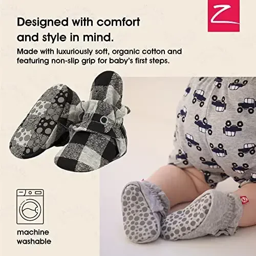 Zutano Organic Baby Booties Newborn Infant, Lost Baby Socks Solution, Unisex, Girl, Boy, 0-3, 3-6, 6-12, 12-18, 18-24 Months - 2