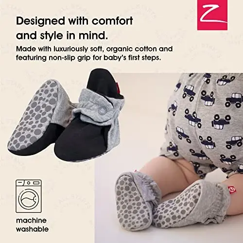 Zutano Organic Baby Booties Newborn Infant, Lost Baby Socks Solution, Unisex, Girl, Boy, 0-3, 3-6, 6-12, 12-18, 18-24 Months - 2