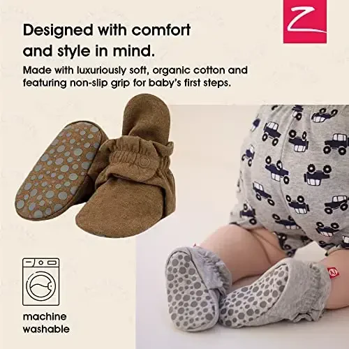 Zutano Organic Baby Booties Newborn Infant, Lost Baby Socks Solution, Unisex, Girl, Boy, 0-3, 3-6, 6-12, 12-18, 18-24 Months - 2