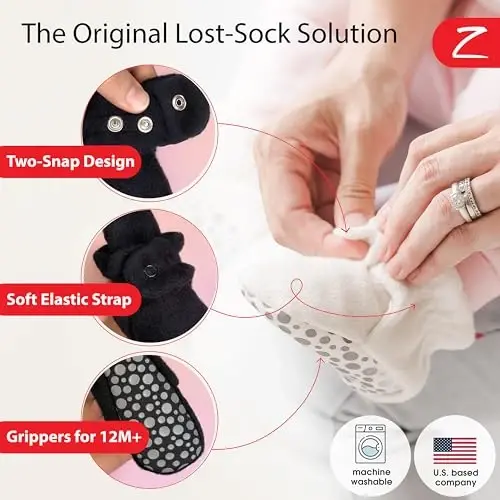 Zutano Unisex Fleece Baby Booties, Two Snap Closure, Newborn to 24 Months - 2