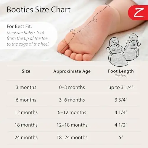 Zutano Unisex Fleece Baby Booties, Two Snap Closure, Newborn to 24 Months - 4