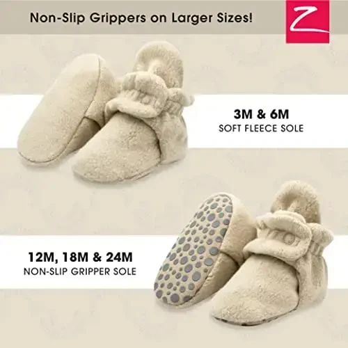 Zutano Unisex Fleece Baby Poyabzallari, Ikki Tugmali Qisqich, Yangi Tug'ilgan Chaqaloqdan 24 Oygacha - 2