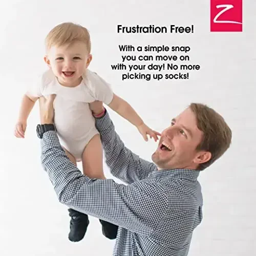 Zutano Unisex Fleece Baby Poyabzallari, Ikkita Snap Yopilishi, Yangi Tug'ilgan Chaqaloqdan 24 Oygacha - 5