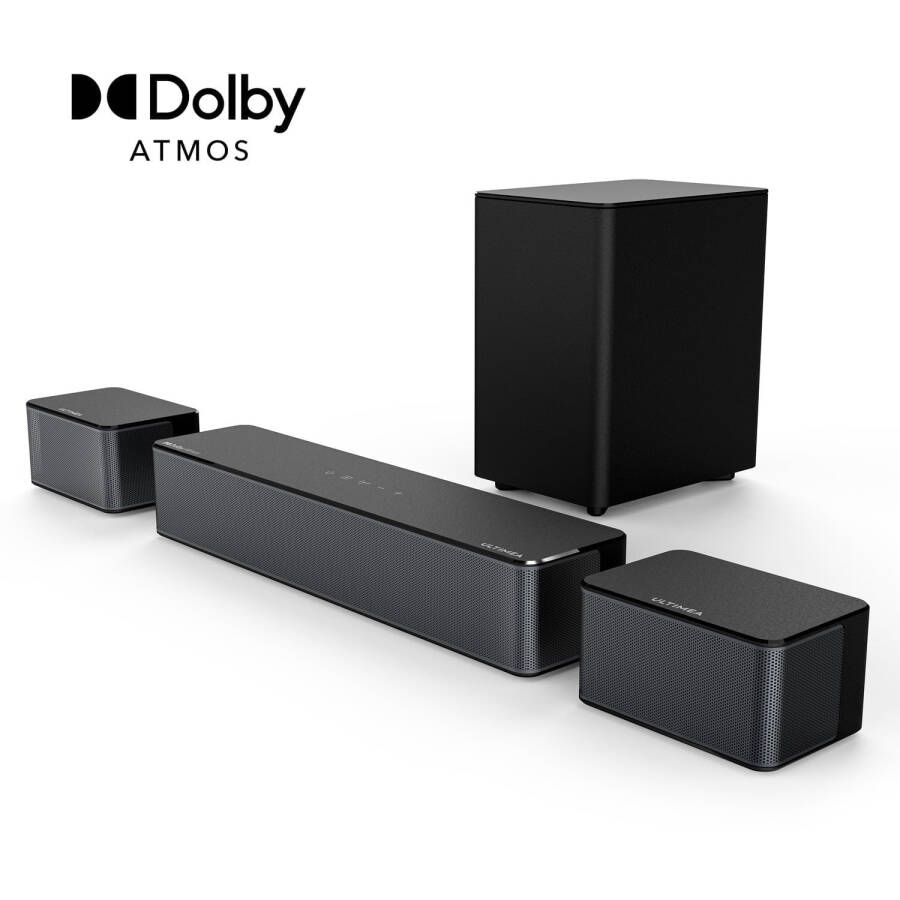 Звуковая панель ULTIMEA Poseidon M4T 5.1 Dolby Atmos, звуковая панель объемного звучания пиковой мощностью 410 Вт, Bluetooth - 1