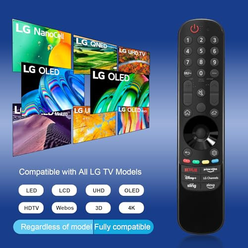 ZYK New Replacement Remote for LG TV Remote MR23GA Remote for LG Magic Remote Universal Remote Control for LG Smart TV Remote（NO Voice Function No Pointer Function）Compatible with All Models for LG TV - 2