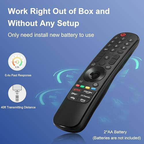 ZYK New Replacement Remote for LG TV Remote MR23GA Remote for LG Magic Remote Universal Remote Control for LG Smart TV Remote（NO Voice Function No Pointer Function）Compatible with All Models for LG TV - 4