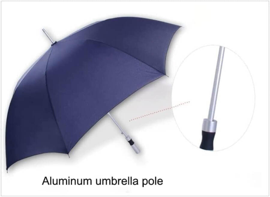 ZYUHARPER Car Umbrella Travel Umbrella Umbrella Large Stick Umbrella Water Automatic Open Canopy Vented Umbrella Umbrellas for Rain Windproof - 5