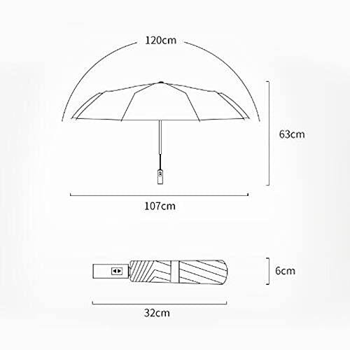 ZYUHARPER Small Fashion Folding Umbrella Rain Sun Women's Umbrella and Ultraviolet Protection Mini Women's Umbrella - 7