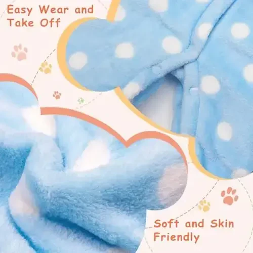 ZYXKTA Baby Snowsuit Infant Winter Cozy Fleece Jumpsuit Cute Bear Hooded Footies Toddler Girls Boys Thicken Soft Outfit - 5