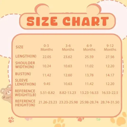 ZYXKTA Baby Snowsuit Infant Winter Cozy Fleece Jumpsuit Cute Bear Hooded Footies Toddler Girls Boys Thicken Soft Outfit - 6