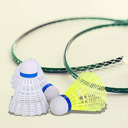 ZZICEN Naylon Badminton To'plari, Barqaror va Mustahkam Yuqori Tezlikdagi Badminton To'plari, Yopiq va Ochiq Havoda Sport Uchun Mashg'ulot Badminton To'pi - 3