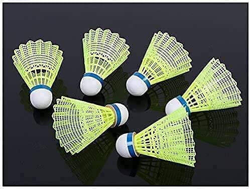 ZZICEN Naylon Badminton Topları, Stabil ve Sağlam Yüksek Hızlı Badminton Topları, Kapalı ve Açık Alan Sporları İçin Antrenman Badminton Topu - 2