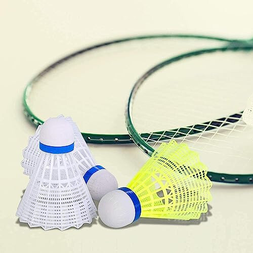 ZZICEN Naylon Badminton Topları, Stabil ve Sağlam Yüksek Hızlı Badminton Topları, Kapalı ve Açık Alan Sporları İçin Antrenman Badminton Topu - 3