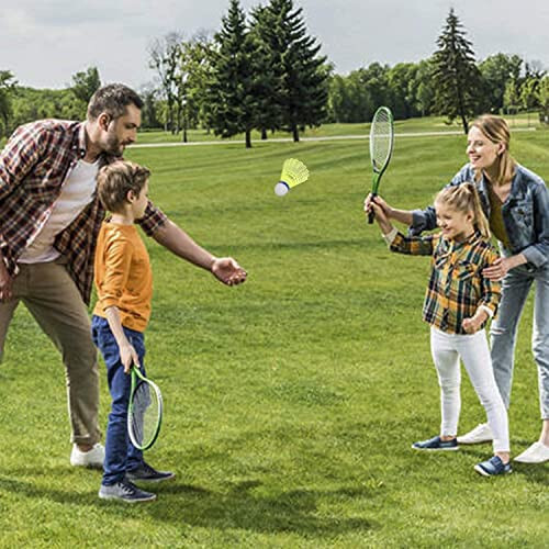 ZZICEN Naylon Badminton Topları, Stabil ve Sağlam Yüksek Hızlı Badminton Topları, Kapalı ve Açık Alan Sporları İçin Antrenman Badminton Topu - 6